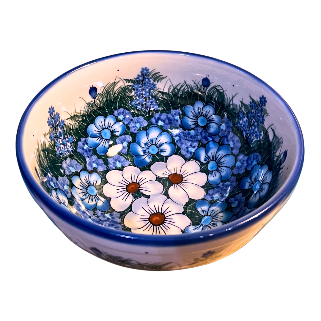 kalich polish pottery set 3 small stacking bowls polka chicken 950